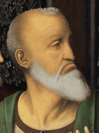 最後の晩餐　アンデレ　頭部の復元